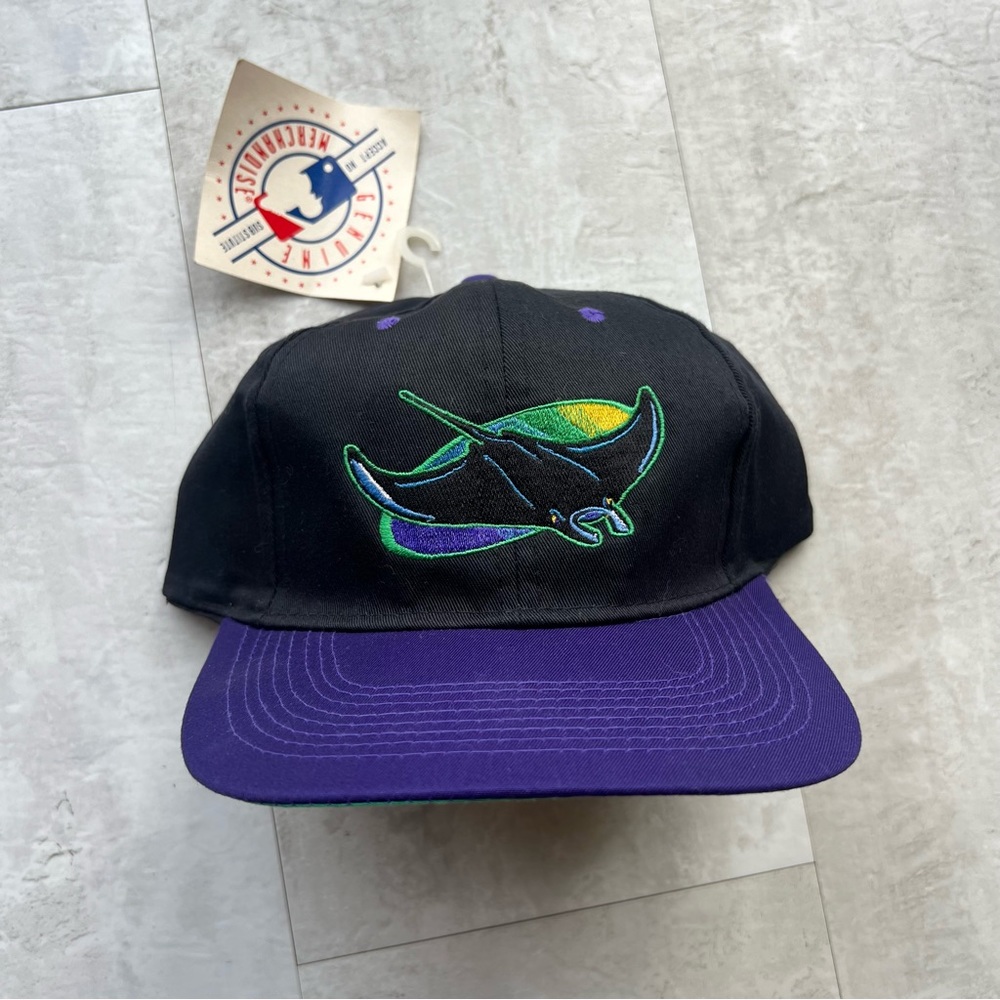 NWT Tampa Bay Devil Rays Hat
Baseball Cap Vintage MLB dead stock SnapBack